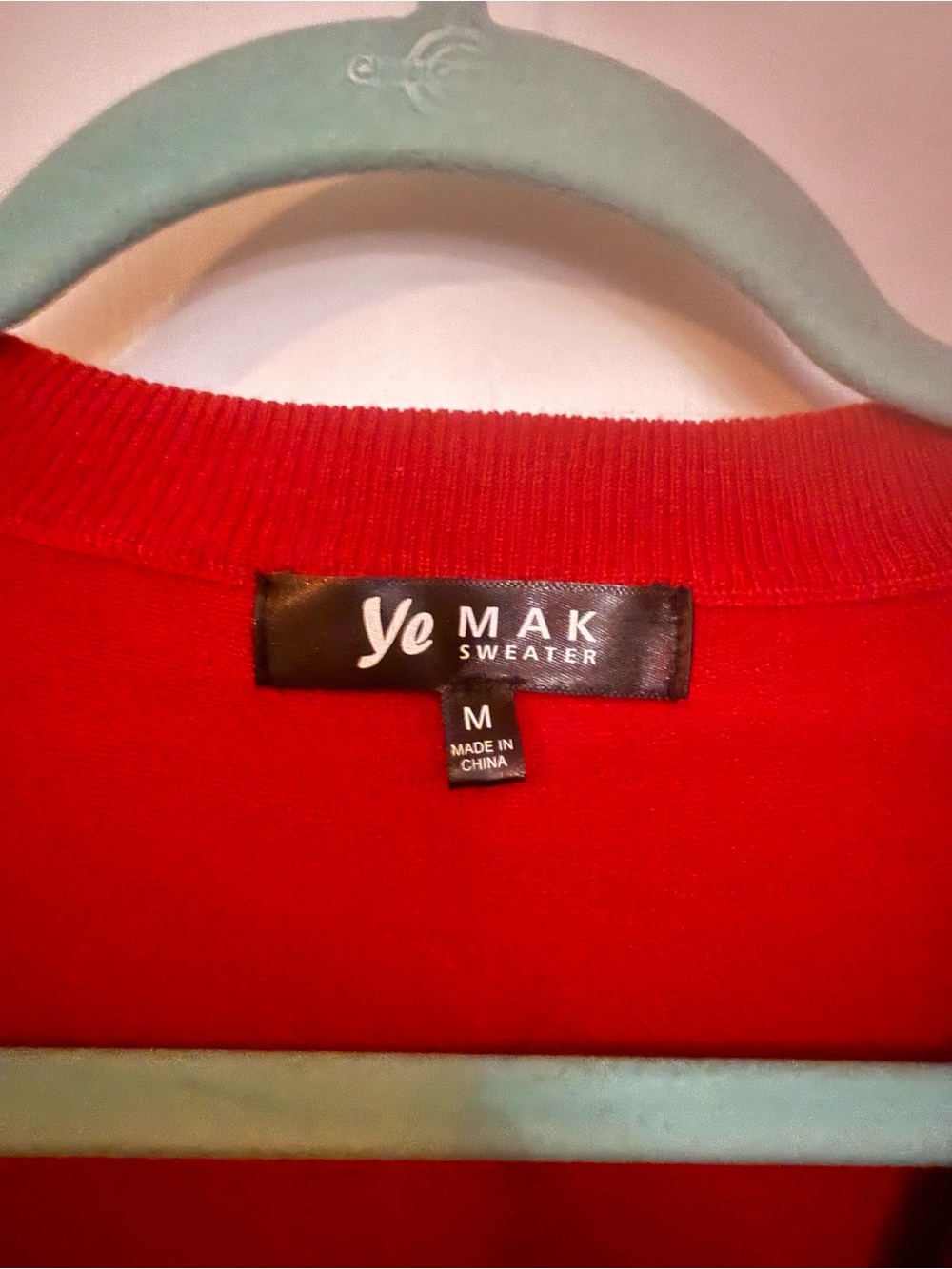Red Cropped Button Front Cardigan - Picture 3 of 3